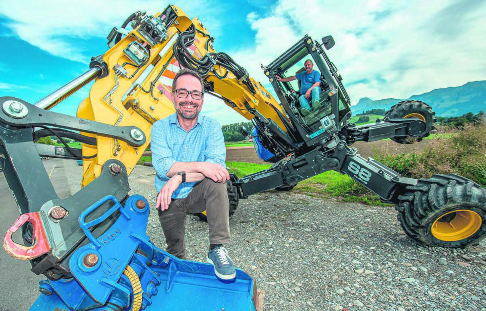 Messechef Gerhard Engemann setzt heuer auf schwere Baumaschinen und rückt das Handwerk ins Scheinwerferlicht.