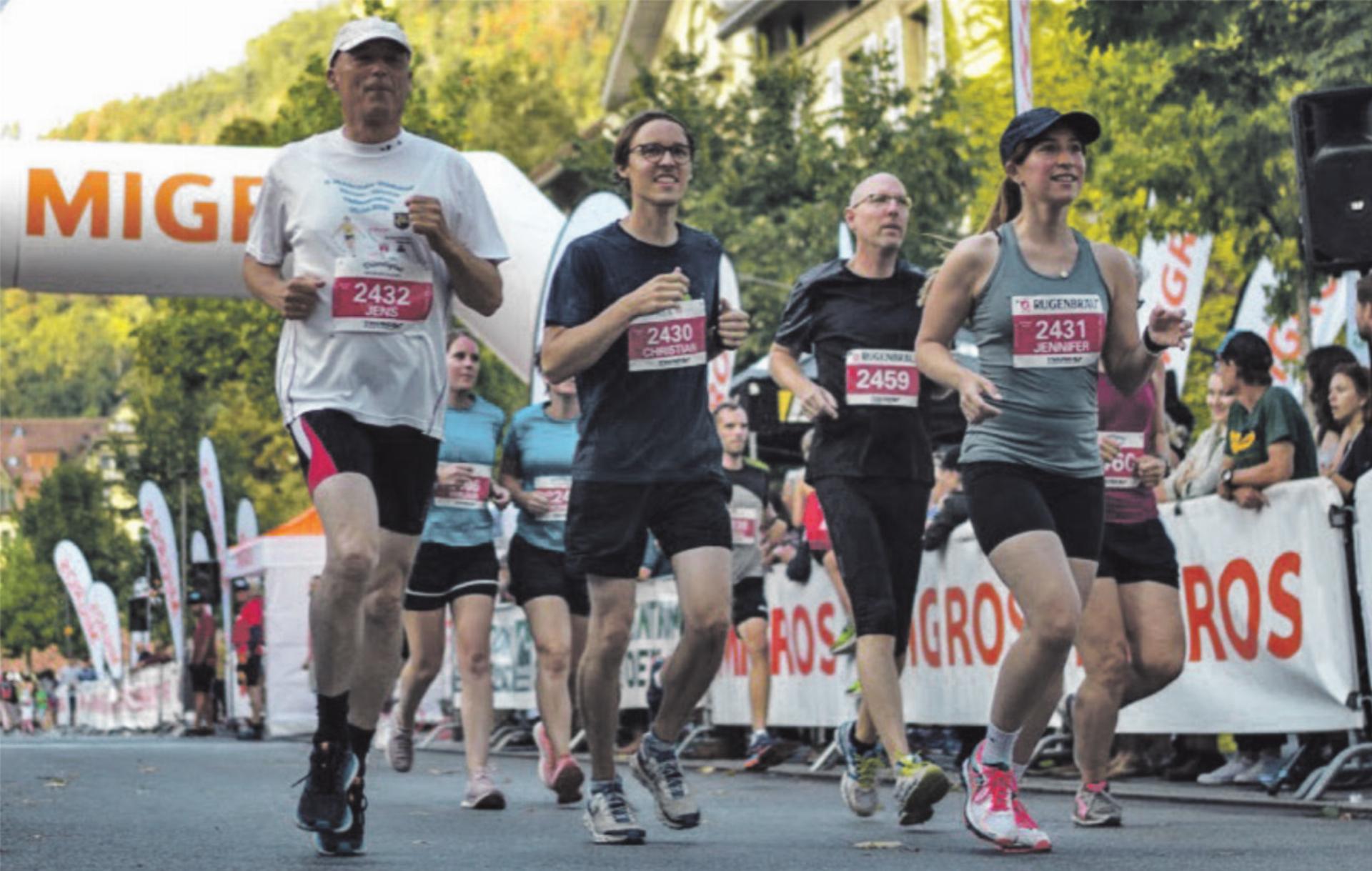 Über 3000 Läuferinnen und Läufer – fast jeden Alters – sind für den 29. Thuner Stadtlauf angemeldet. Bilder: zvg