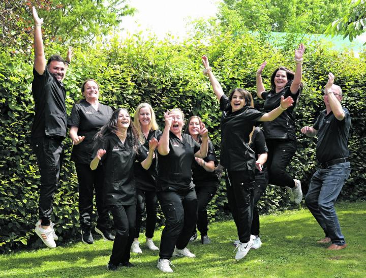 Ein aufgestelltes und dynamisches Team. Bilder: zvg