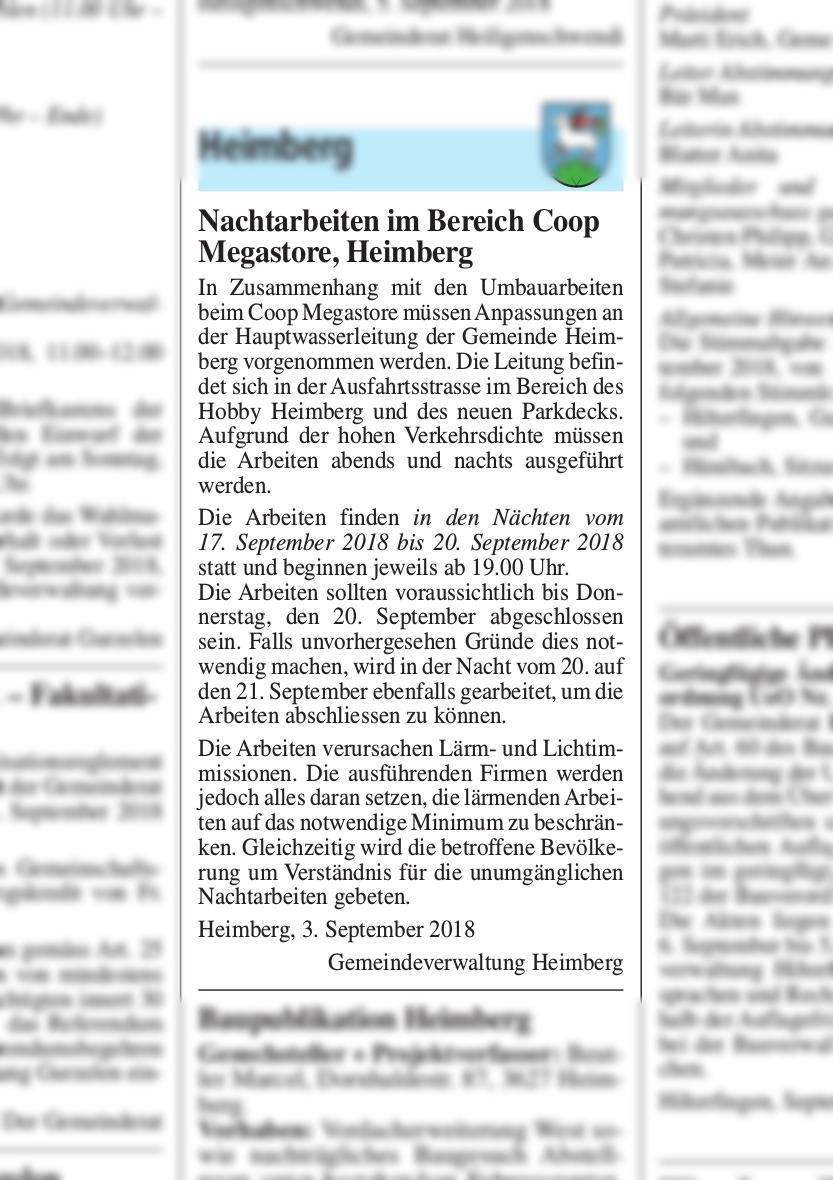 coop superstore heimberg